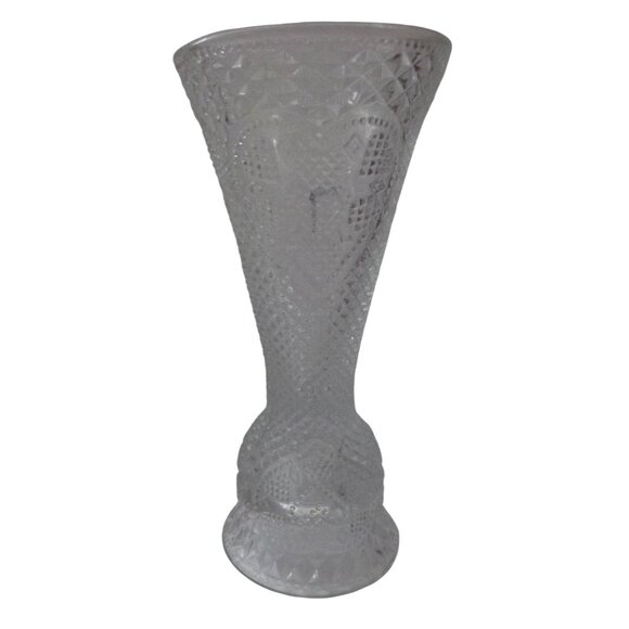 Avon Heart&Diamond Convertible Candlestick (lot of 2) clear glass Candle vintage - Picture 8 of 16